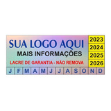 Lacre Void Holográfico Premium 25x10mm Personalizado 500 Un