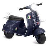 Lambreta Moto Elétrica 6v Itália Com Som