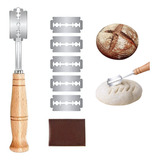 Lame Padeiro Lamina Inox Corte Massa Pão Confeitaria Suporte