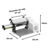 Laminador De Massas Branco Elétrico 37cm Massa Pizza Pão 110v