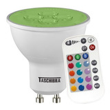 Lâmpada De Led Rgb Dicróica Tdl 5w Gu10 C/controle Taschibra