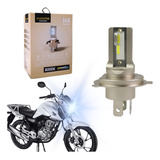 Lâmpada Farol Foco Super Led H4 Moto Nano Micro Code 8000k