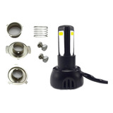 Lampada Farol Led Moto Bi-xenon 4400 Lumens 4 Leds 8000k