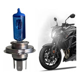 Lâmpada Farol Super Branca H4 Ybr Factor Xtz125 Efeito Xenon
