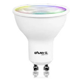Lâmpada Led Dicróica Mr16 Gu10 4,8w Smart Wi-fi Rgb Bivolt