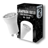Lâmpada Led Love Loft Kit 2 Lampadas Led Mini - Mr11 - Gu10 - 4w - 2700k 4w