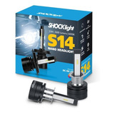 Lâmpada Led Nano Shocklight S14 H1 H3 H7 H11 H16 H27 Hb3 Hb4
