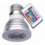 Lâmpada Led Rgb- W Multi Cores 3w Dicroica Bi Pino 110v-220v