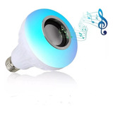 Lâmpada Luz Led Rgb Bluetooth Caixa Som + Controle Dubai