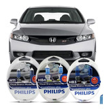 Lâmpada Philips Crystal Vision Ultra H11 Hb4 Hb3 Honda Civic