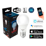 Lâmpada Smart Bulbo Led Wifi Inteligente Dimerizavel C/ritmo Cor Da Luz Branco-frio / Branco-quente 110v/220v