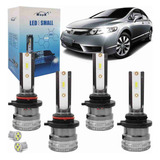 Lampada Ultra Led Small Honda Civic 2007 A 2011 Alto E Baixo