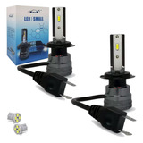 Lâmpada Ultra Led Small Rayx Farol Baixo Foco Duplo H7 + T10