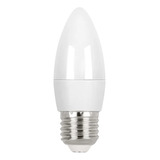 Lampada Vela Led 4w E27 3000k Bivolt Leitosa