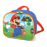Lancheira Escolar Térmica Super Mario Bros Nintendo Cor Azul