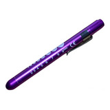 Lanterna Clínica Com Luz De Led Avaliação Neuro/física Cor Da Lanterna Lilás Cor Da Luz Branco