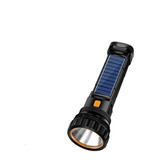 Lanterna De Led Tática Militar Com Recarga Solar E Usb 
