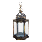 Lanterna Decorativa Antiga Rustica Bronze 64cm