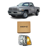 Lanterna Dianteira Dodge Ram 1993 1994 95 Até 2001 Esquerda