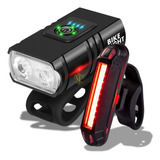 Lanterna Farol Bike Led + Sinalizador Traseiro Profissional