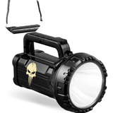 Lanterna Holofote Caveira Portátil Recarregável 100w Bivolt