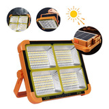 Lanterna Holofote Super Led Potente Recarregavel Usb Solar 