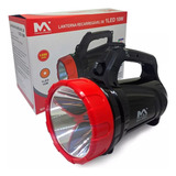 Lanterna Holofote Super Potente Led 10w Grande Recarregável