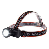 Lanterna Led Cabeça Com Fitas Elásticas Para Fixação -ec6182 Lanterna Preto Luz Branco