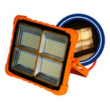 Lanterna Led Recarregável Bateria Solar Multicor Tática 200w