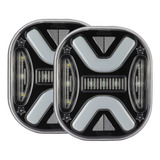 Lanterna Led Traseira Mex Fume Troller Cargo Mb 12/24v Par