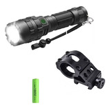 Lanterna Tática Airsoft Recarregável C Mount Trilho 20/22mm 