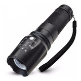 Lanterna Tática Militar X900 Recarregável C/ Zoom Completa Cor Da Luz Branco