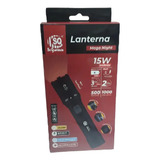 Lanterna Tática Super Potente 15w Longo Alcance
