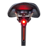 Lanterna Traseira Bike 16 Leds Brake Light Usb Sensor Freio