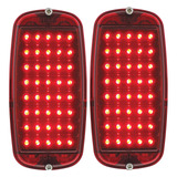 Lanterna Traseira C10 Led Chevrolet C14 Luz Pisca Lente Aro