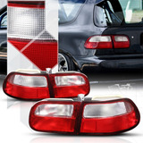 Lanterna Traseira Red Clear Honda Civic 92/96 Hatchback 2l