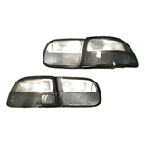 Lanternas Black Clear Honda Civic Hatch 92-95 Ld E Le