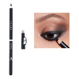 Lápis De Olho Preto Com Apontador Maquiagem Vivai Make Up Efeito Mate