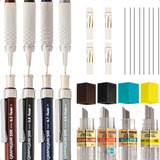 Lapiseiras Pentel Graphgear 500 0.3mm 0.5mm 0.7mm E 0.9mm Grafites Hb
