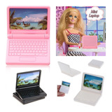 Laptop Miniatura P/ Boneca Barbie Blythe Computador Notebook