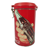 Lata Antiga Vintage Coca-cola Com Tampa Hermética