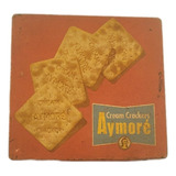 Lata De Biscoito Aymoré - Antiga- Cream Craker -colecionismo