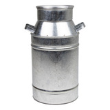 Latão De Leite 34cm Decoração Antigo Metal Aço Galvanizado