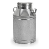 Latão De Leite Antigo Metal Galvanizado Leiteira 54 X 35 Cm