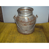 Latao De Leite Antigo Metal,sem Tampa .decoraçao 5 Lt,furad