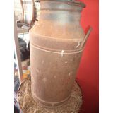 Latão Leite Antigo 50 Litros-retrô-(peça Para Decoração)nº 3