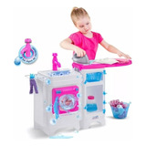 Lavanderia De Brinquedo Sai Água E Com Tabua De Passar