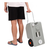 Leão Tanque De Agua Negra Cinza 25l Portátil Motorhome 