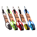 Leash Micro Comp 6' X 5mm Surf Moulded Line Wet Dreams Cor Azul