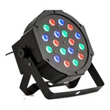 Led Com 18 Leds Slim Canhão Strobo Refletor 110v/220v